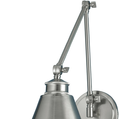 Aidan 18.5'' High 1-Light Swingarm Sconce - Brushed Nickel