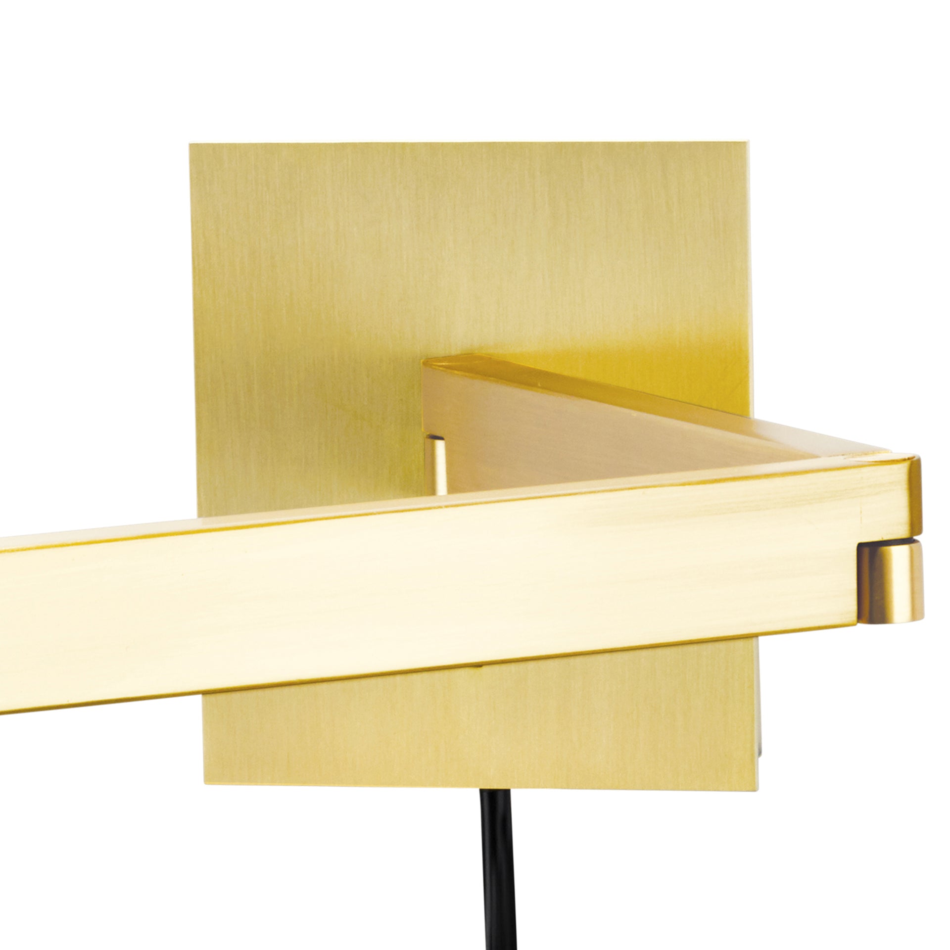 Audrey 10'' High 1-Light Swingarm Sconce - Satin Brass