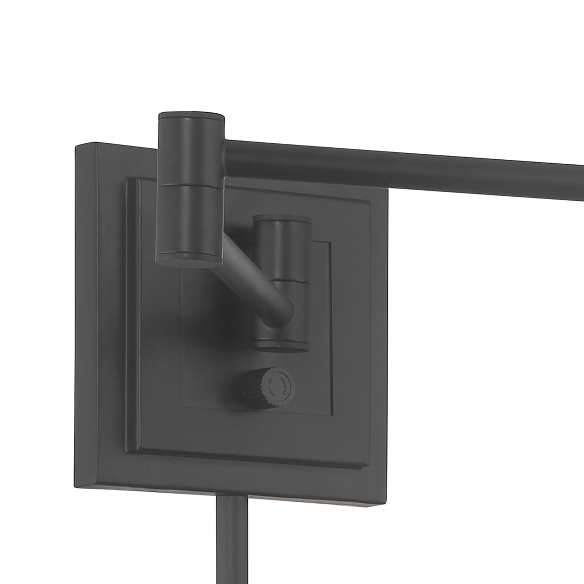 Dillon 6.75'' High 1-Light Swingarm Sconce - Matte Black