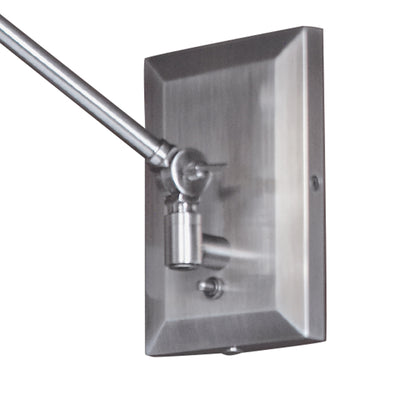 Maggie 6.75'' High 1-Light Swingarm Sconce - Pewter