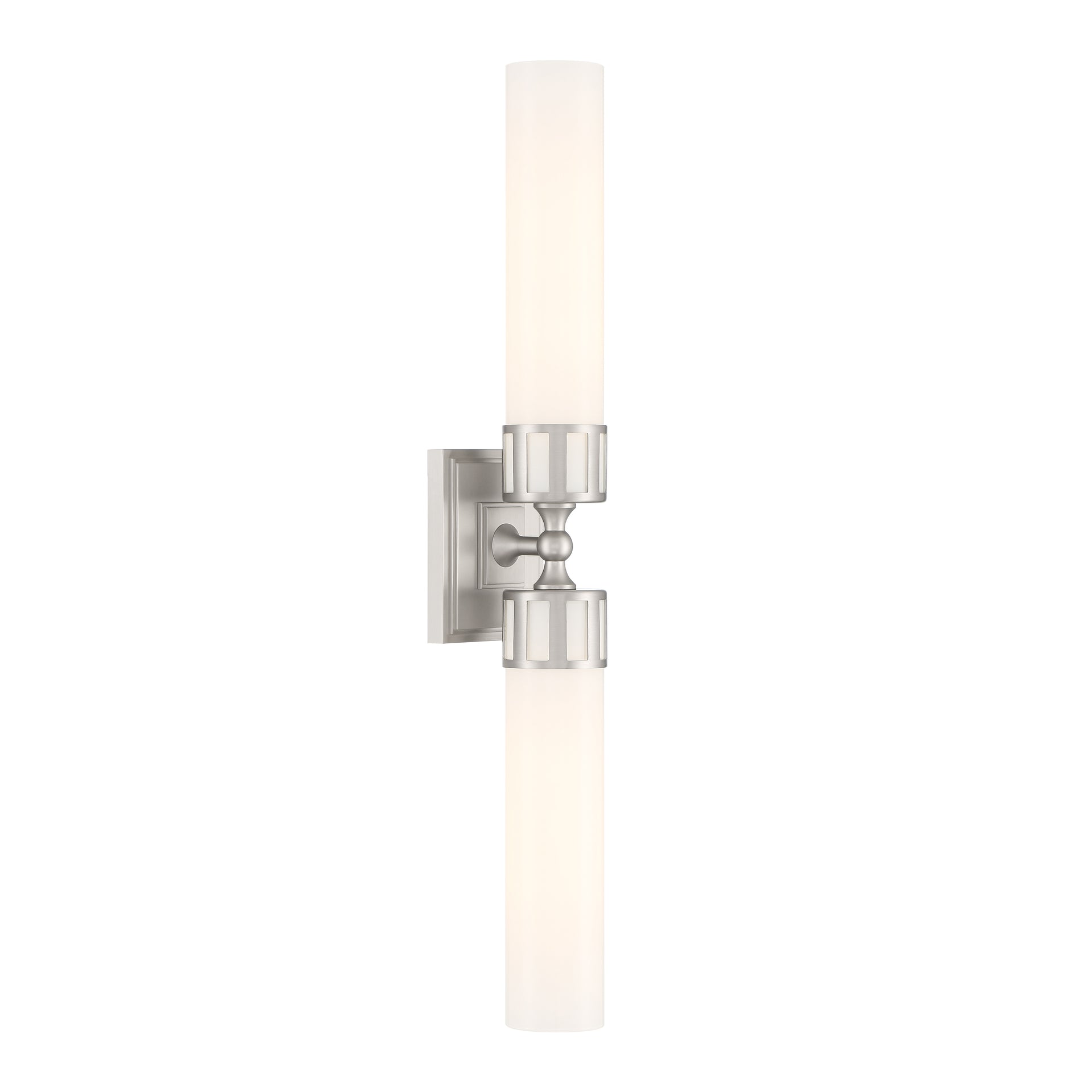 Astor 24.5'' Wide 2-Light Sconce - Brushed Nickel