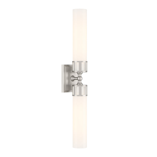 Astor 24.5'' Wide 2-Light Sconce - Brushed Nickel