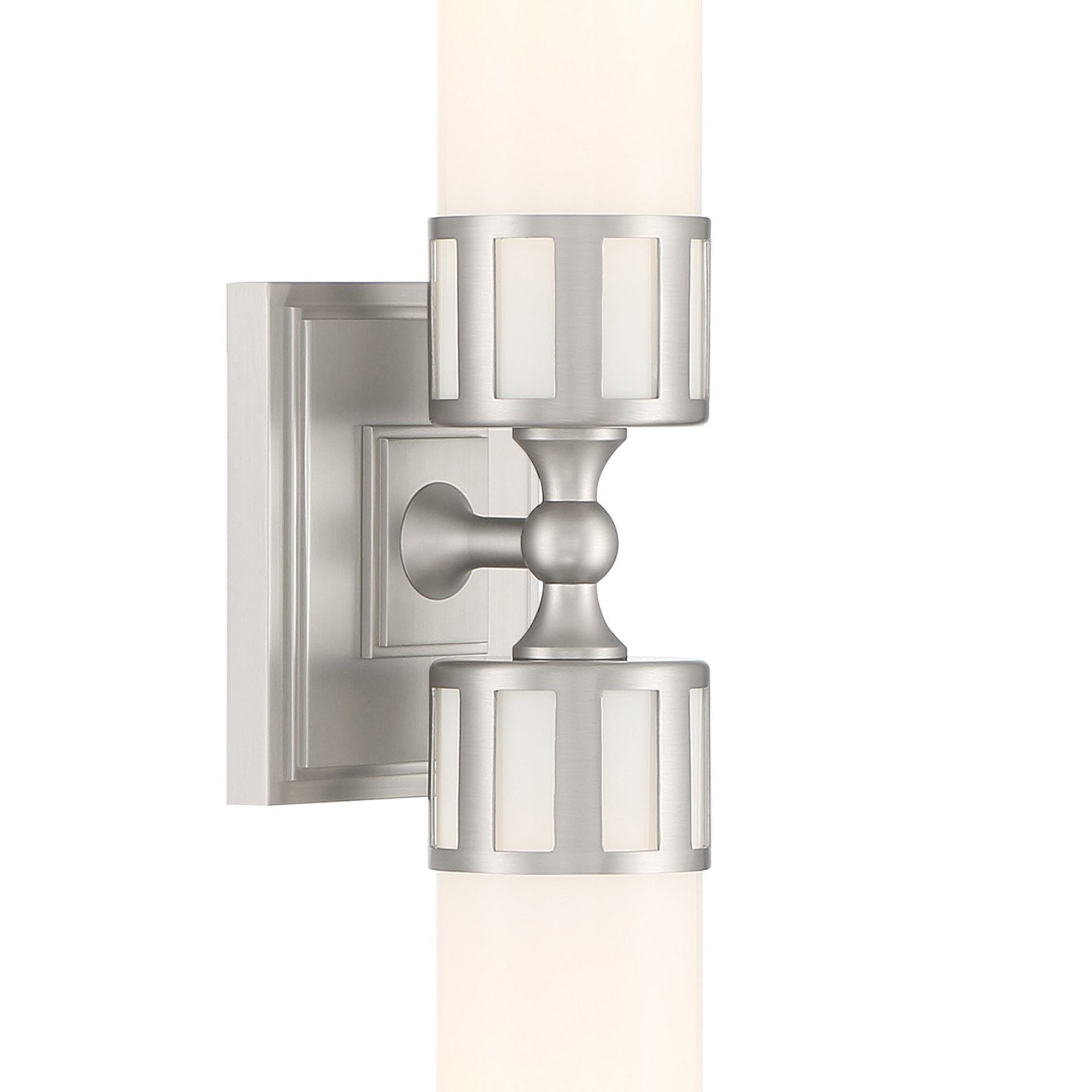 Astor 24.5'' Wide 2-Light Sconce - Brushed Nickel