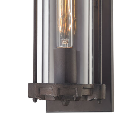 Chasebrook 15'' High 1-Light Sconce - Clay Iron