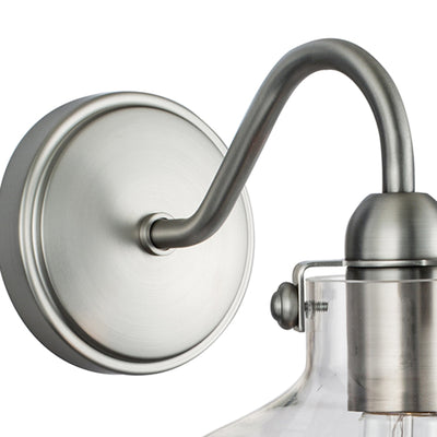 Clara 11.75'' High 1-Light Sconce - Brushed Nickel