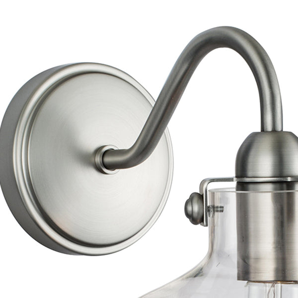 Clara 11.75'' High 1-Light Sconce - Brushed Nickel