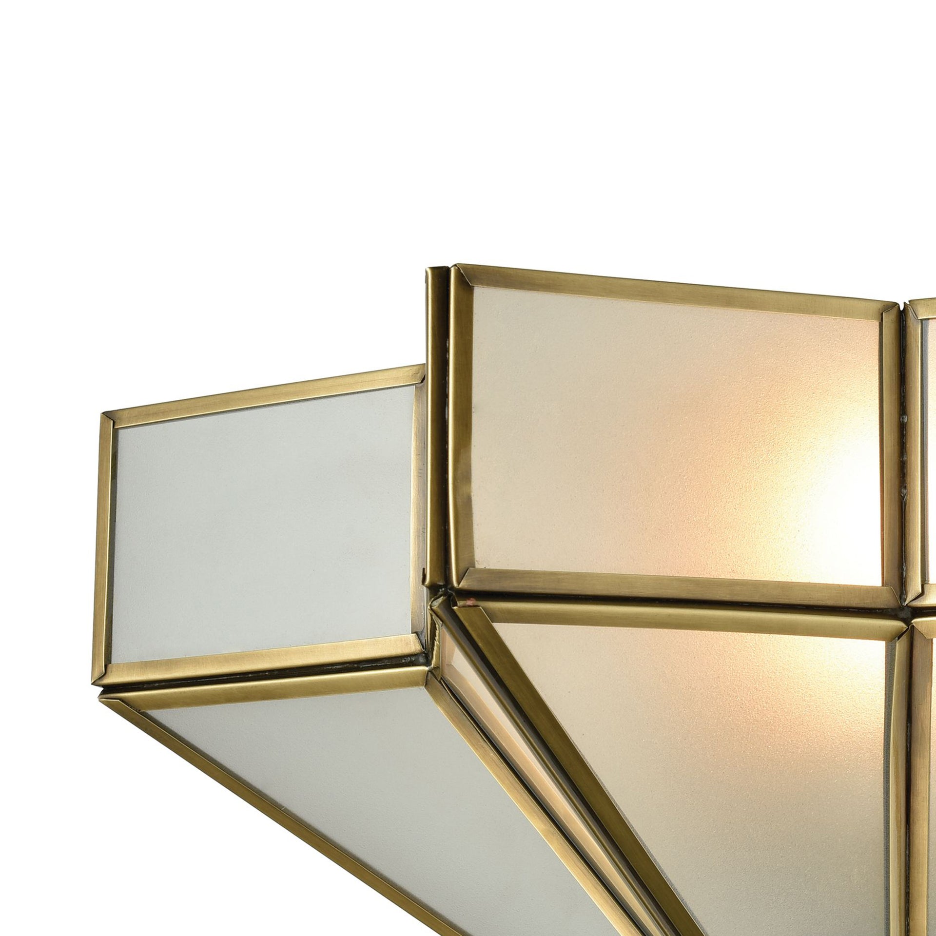Decostar 8'' High 1-Light Sconce - Brushed Brass