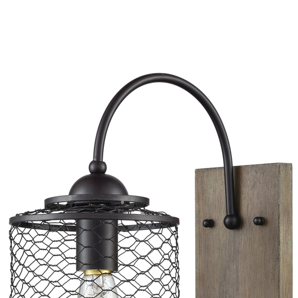 Eagles Rest 12'' High 1-Light Sconce - Oil Rubbed Bronze