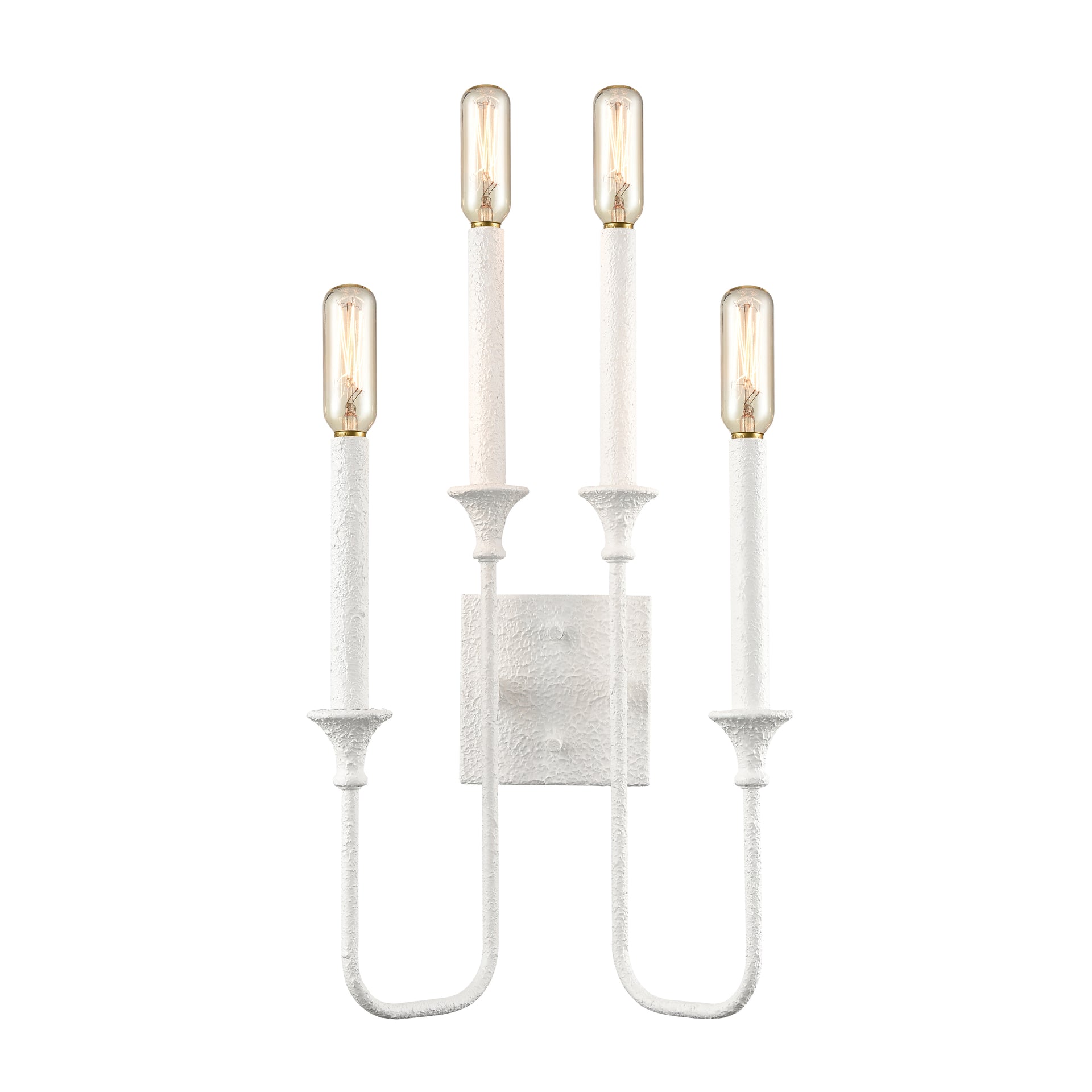 Edward 33'' High 4-Light Sconce - Matte White