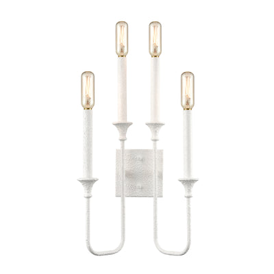 Edward 33'' High 4-Light Sconce - Matte White