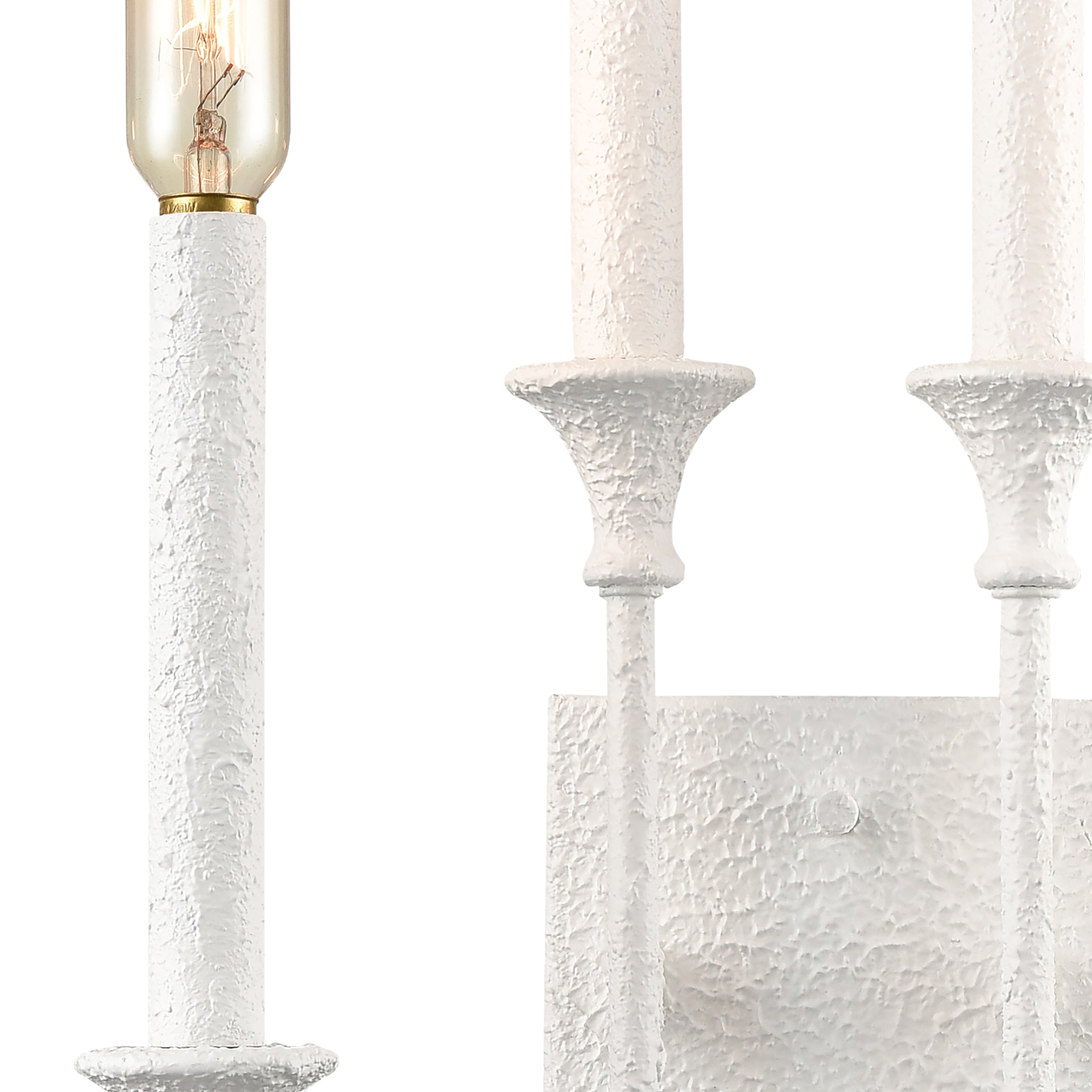 Edward 33'' High 4-Light Sconce - Matte White