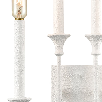 Edward 33'' High 4-Light Sconce - Matte White