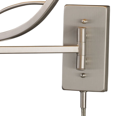 Elysburg 17'' High 1-Light Sconce - Satin Nickel