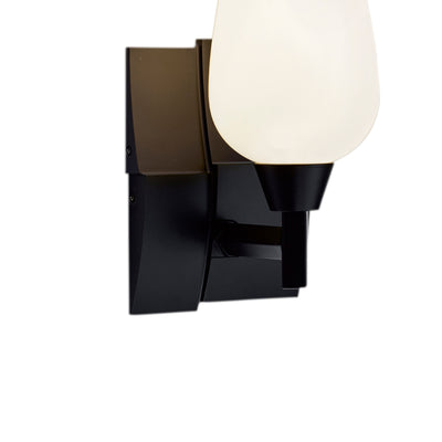 Fleur 14'' High 1-Light Sconce - Matte Black