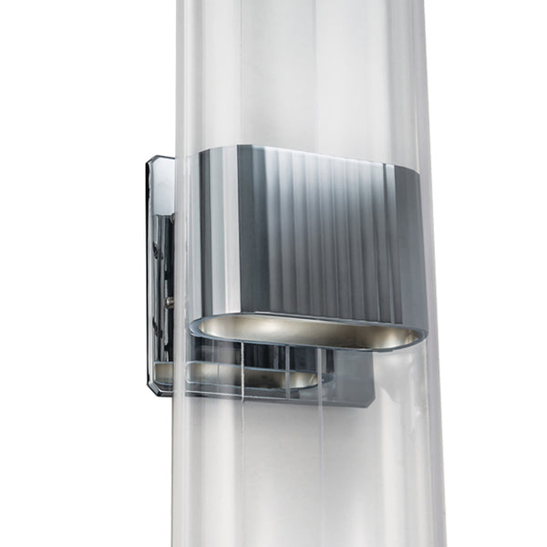 Gem 17'' High Integrated LED Sconce - Chrome