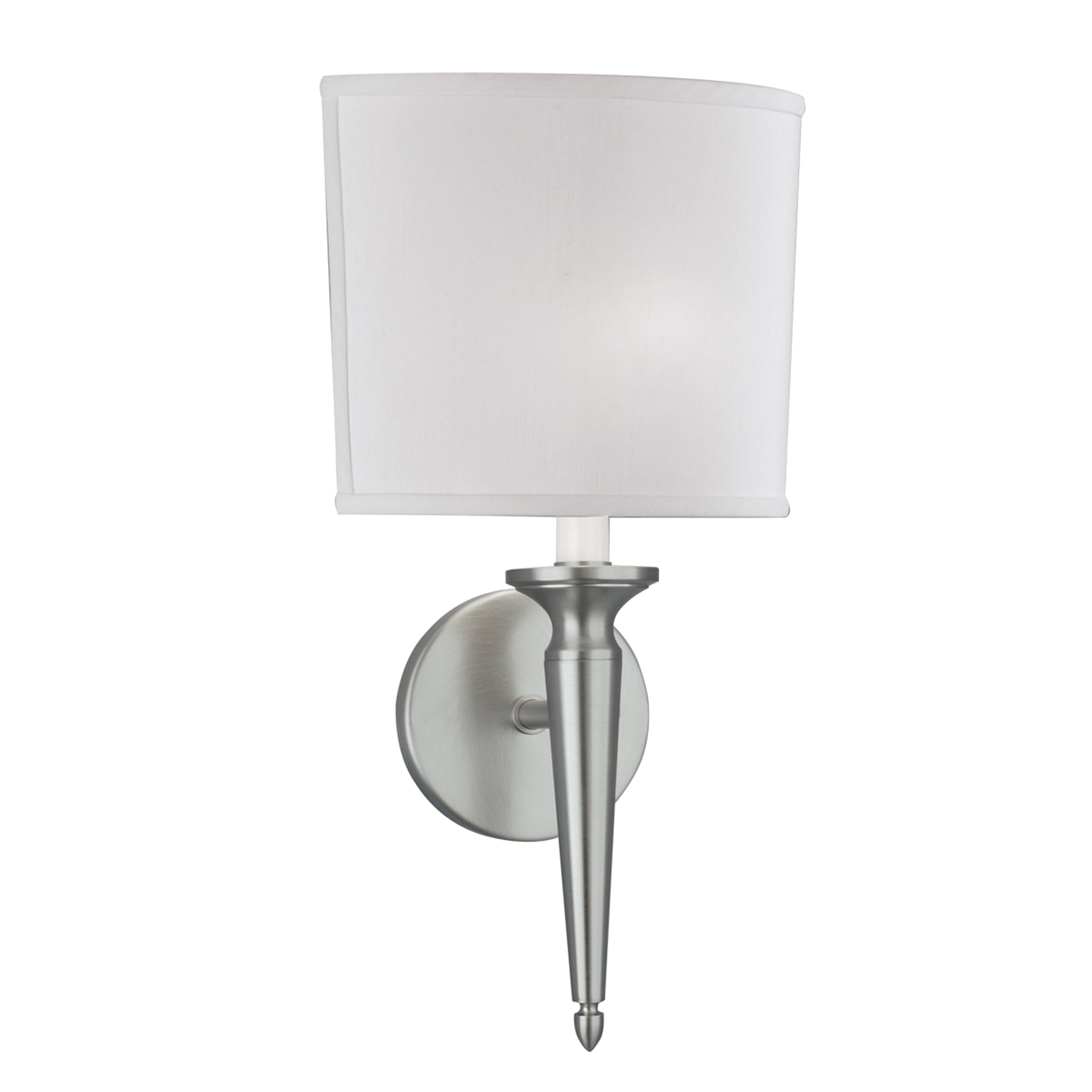 Georgetown 15.25'' High 1-Light Sconce - Brushed Nickel