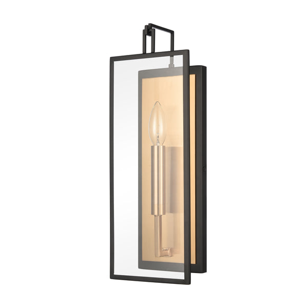 Gianni 17'' High 1-Light Sconce - Matte Black