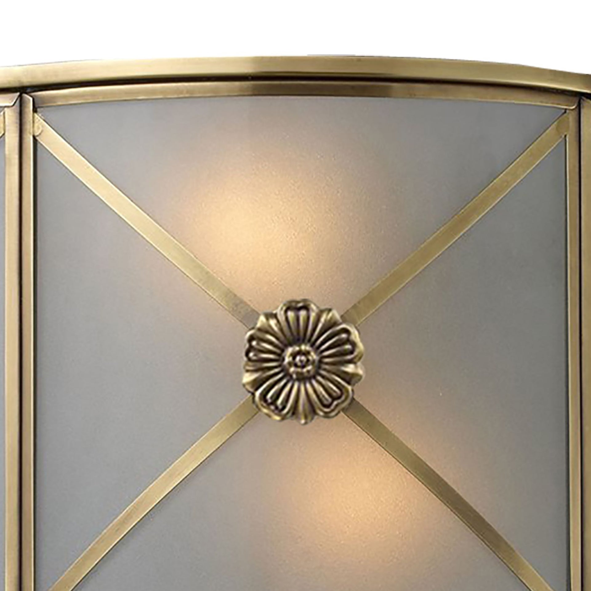 Preston 6.5'' High 2-Light Sconce - Brushed Brass