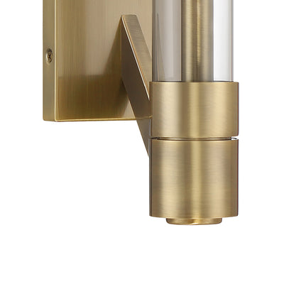 Rohe 12.5'' High 1-Light Sconce - Aged Brass