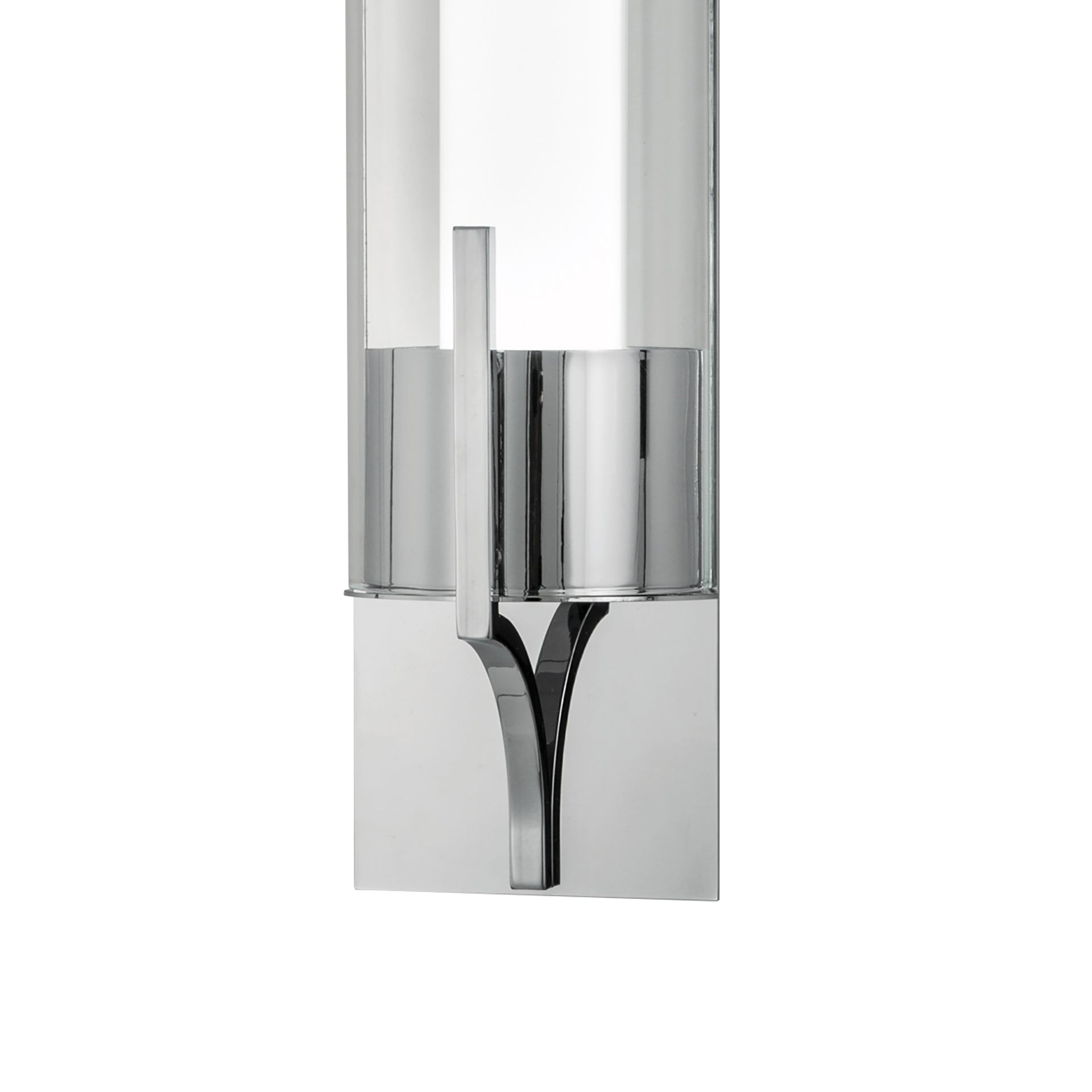 Slope 15'' High Integrated LED Sconce - Chrome