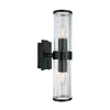 Stripe 15.25'' High 2-Light Sconce - Matte Black