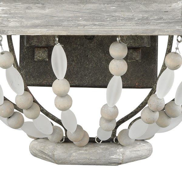 Summerton 16'' High 2-Light Sconce - Washed Gray