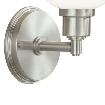 Whitman 8.5'' High 1-Light Sconce - Brushed Nickel