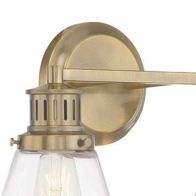 Alden 16.25'' Wide 2-Light Vanity Light - Antique Brass