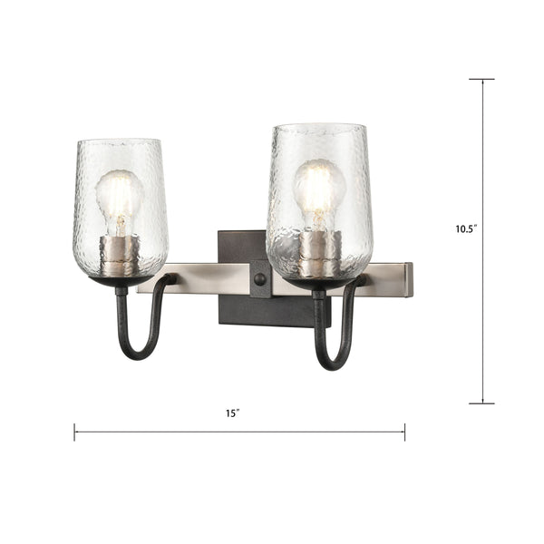 Blakely 10.5'' High 2-Light Vanity Light - Brushed Nickel