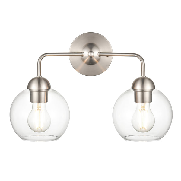 Astoria 15.75'' Wide 2-Light Vanity Light - Brushed Nickel