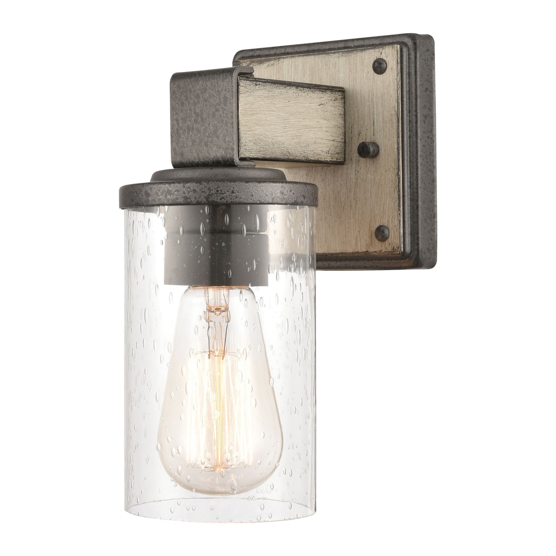 Annenberg 9'' High 1-Light Sconce - Anvil Iron