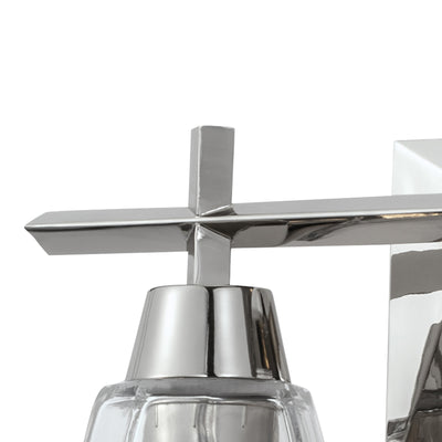 Arctic 12.4'' Wide 2-Light Vanity Light - Polished Nickel