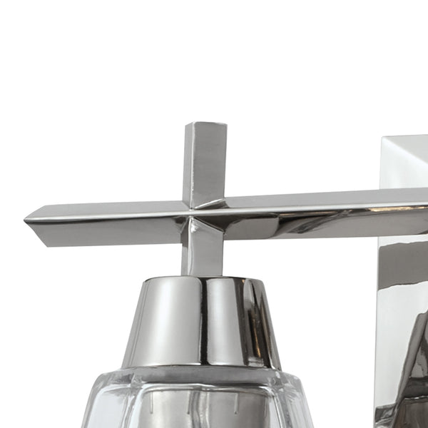 Arctic 12.4'' Wide 2-Light Vanity Light - Polished Nickel