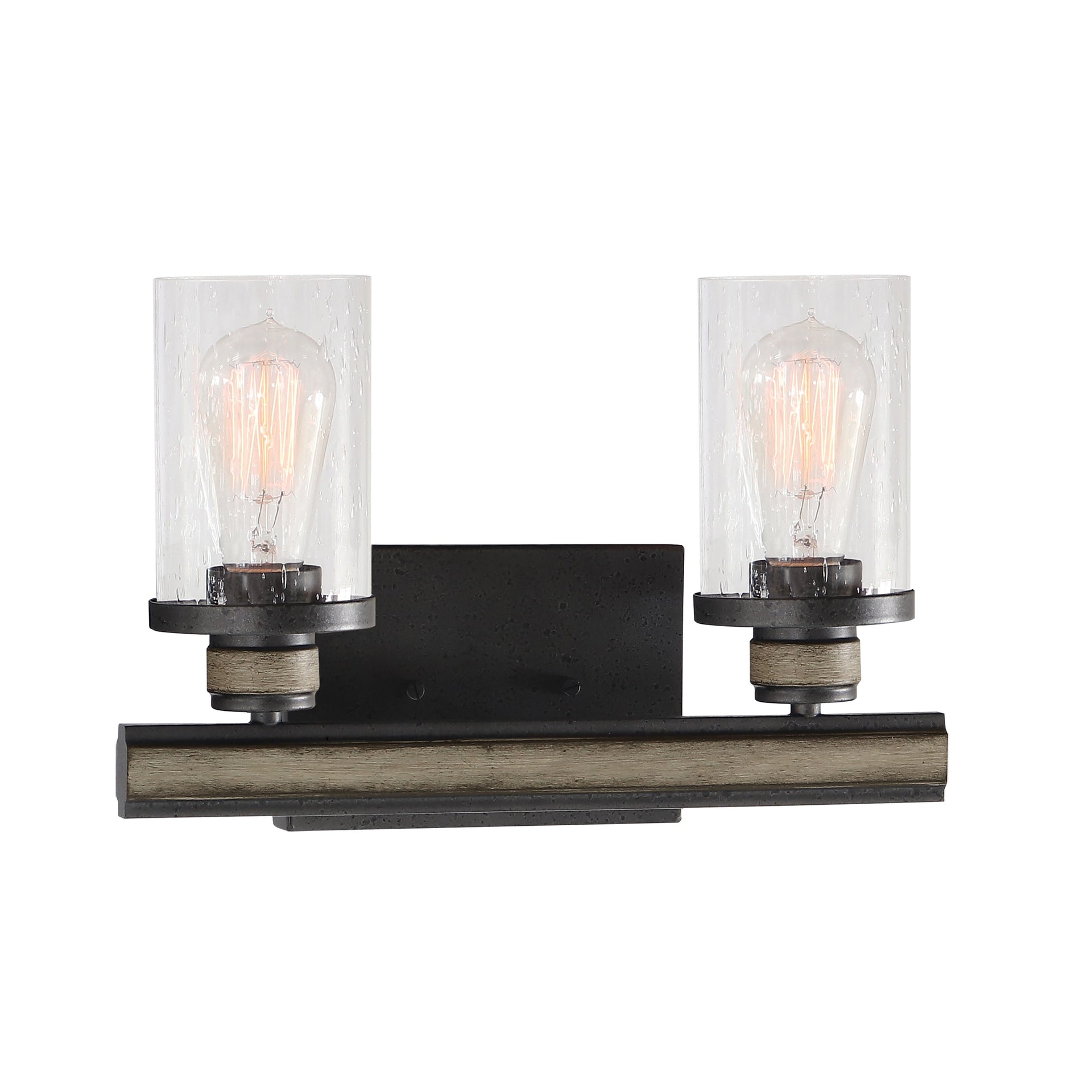 Beaufort 14'' Wide 2-Light Vanity Light - Anvil Iron