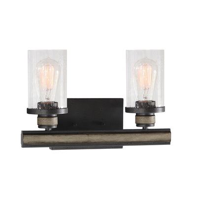 Beaufort 14'' Wide 2-Light Vanity Light - Anvil Iron
