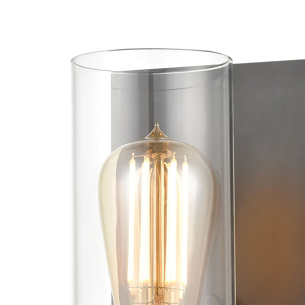 Bergenline 10'' High 1-Light Sconce - Matte Black