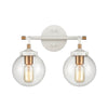 Boudreaux 15'' Wide 2-Light Vanity Light - Matte White