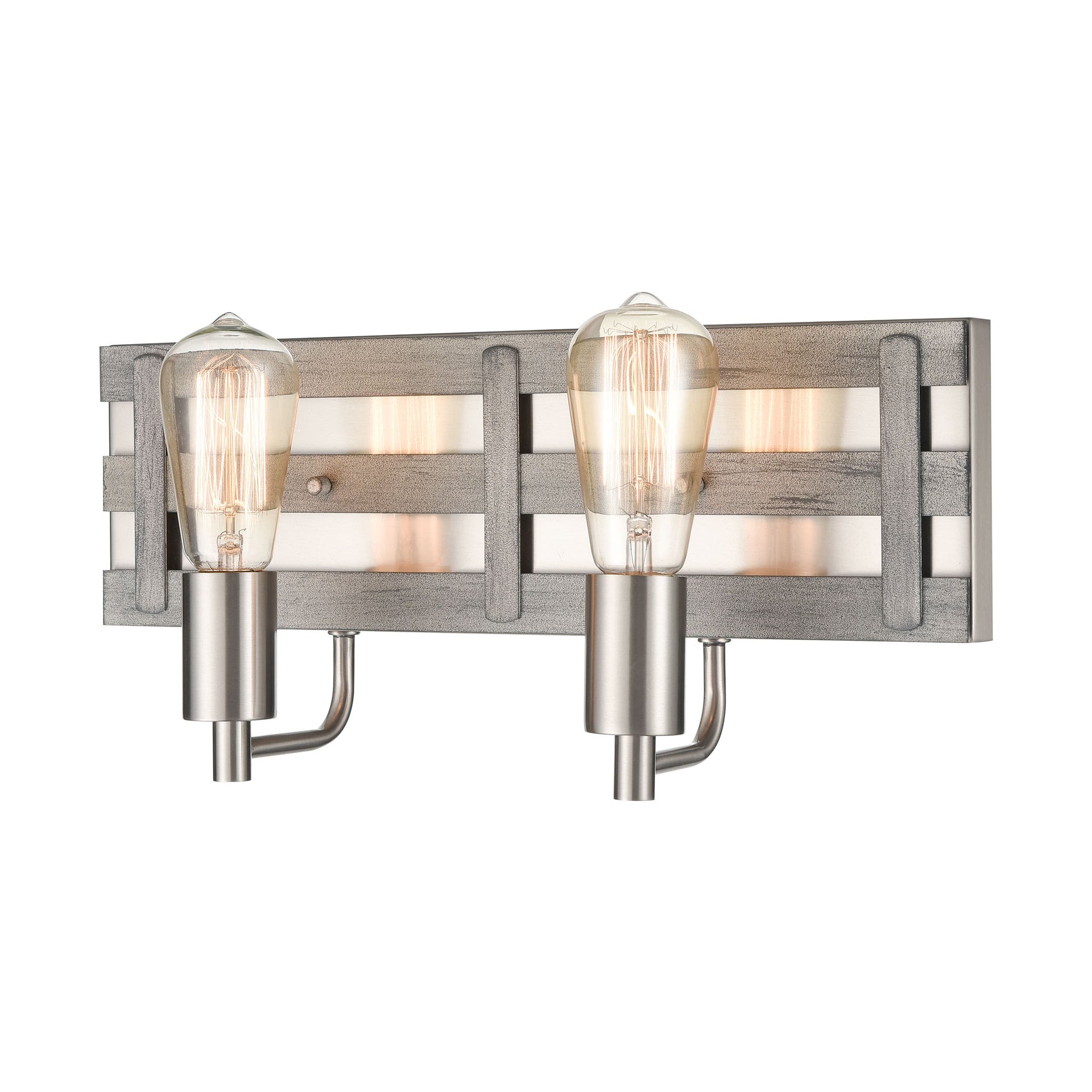 Brigantine 16'' Wide 2-Light Vanity Light - Weathered Driftwood