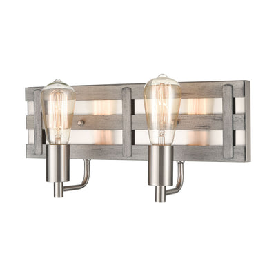Brigantine 16'' Wide 2-Light Vanity Light - Weathered Driftwood
