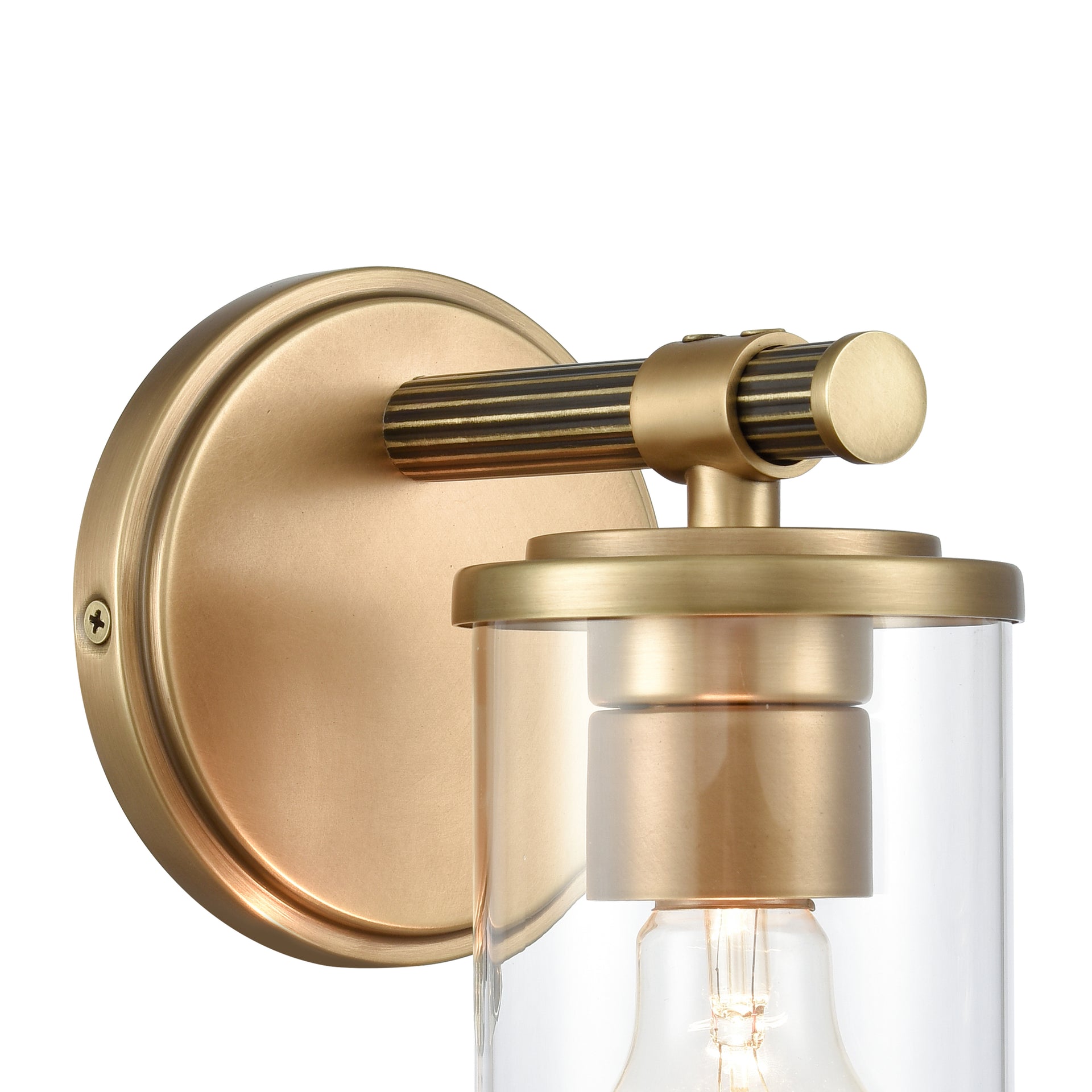 Burrow 5'' Wide 1-Light Vanity Light - Natural Brass