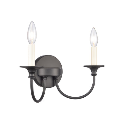 Cecil 14'' Wide 2-Light Vanity Light - Matte Black