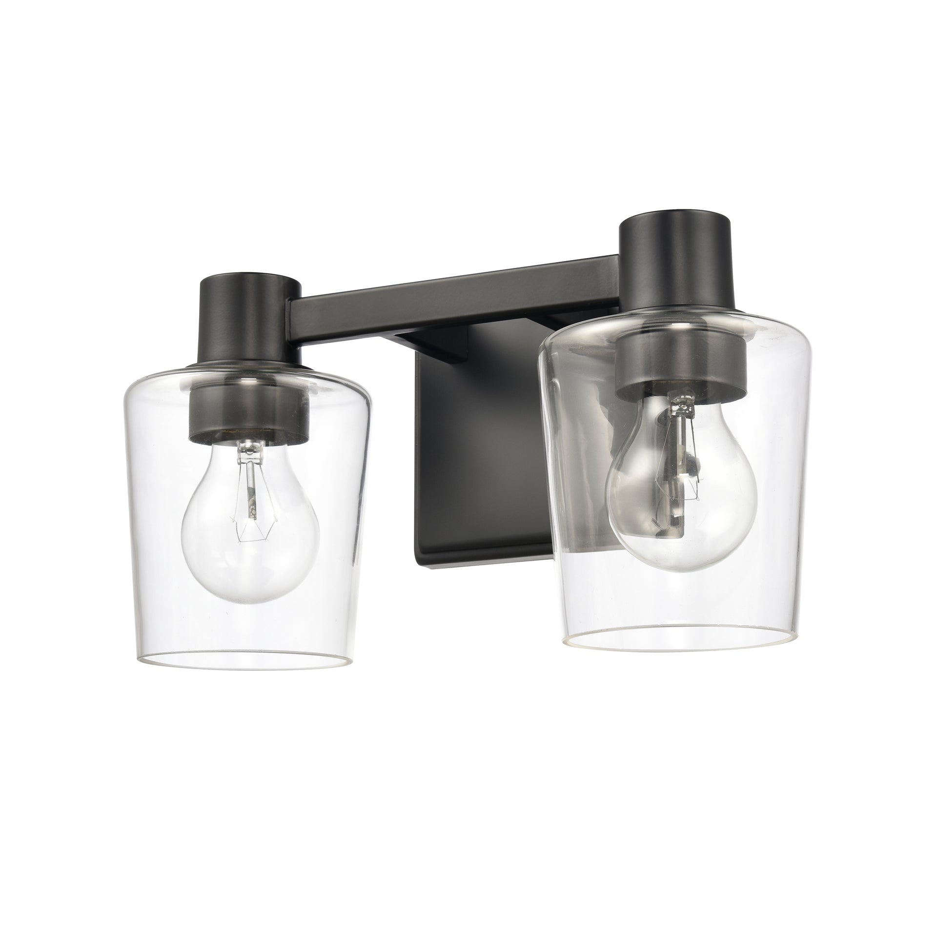 Celia 12'' Wide 2-Light Vanity Light - Matte Black