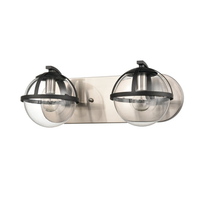 Davenay 16'' Wide 2-Light Vanity Light - Satin Nickel