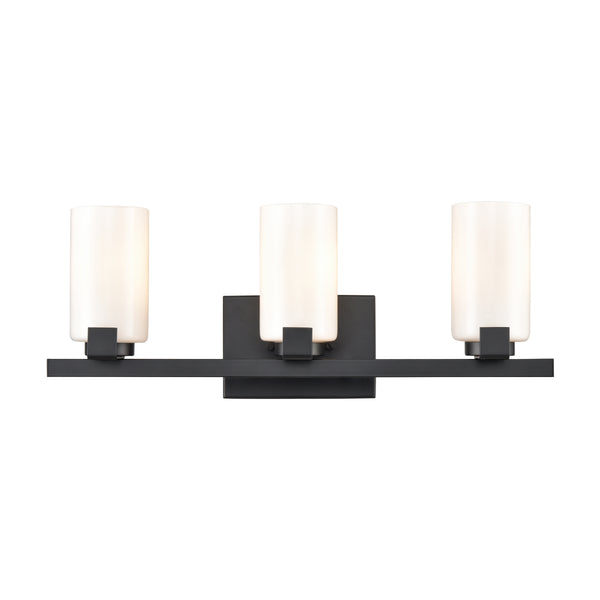 Dressler 22'' Wide 3-Light Vanity Light - Matte Black