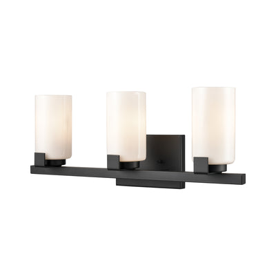 Dressler 22'' Wide 3-Light Vanity Light - Matte Black