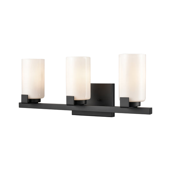 Dressler 22'' Wide 3-Light Vanity Light - Matte Black