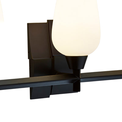 Fleur 25.25'' Wide 3-Light Vanity Light - Matte Black