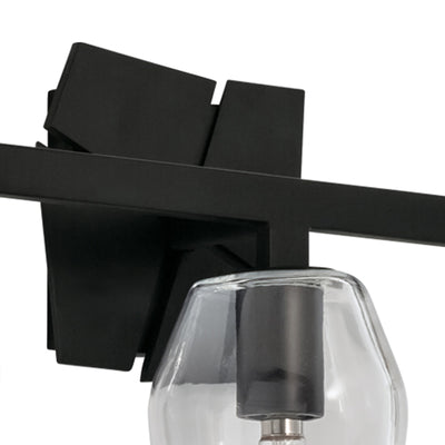 Gaia 19'' Wide 3-Light Vanity Light - Acid Dipped Black