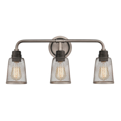 Glencoe 23'' Wide 3-Light Vanity Light - Weathered Zinc