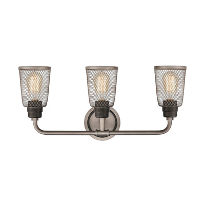 Glencoe 23'' Wide 3-Light Vanity Light - Weathered Zinc